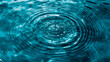 © Imagine  - Abstract water ripple pattern with circular waves and blue liquid texture, calming motion background for design, nature concept and clean freshness mood