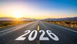 © Orbit - Straight road to 2026 with sunrise and mountains, symbolizing progress, planning, and future optimism.