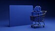 © MSTKolpana - Online shopping cart with gift boxes