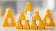 © KohXD - Group of people collaborating to form an ethical workforce structure and organizational chart in business settings