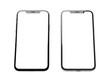 © Maydul - Two mobile phone screen protectors on white background
