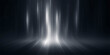 © Md - An abstract dark blue design background features a glowing spotlight with motion rays and a digital flash texture for a night stage backdrop