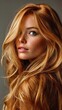 © ismel leal - Peluquería y estética en la mujer, cuidados del cabello rubio. Hermosa mujer joven de pelo perfecto.