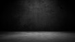 © FahVecStudio - Dark textured concrete background with a spotlight effect, ideal for product display or dramatic scenes