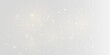 © longstock - Golden dust flows softly with sparkle and glitter through glowing bokeh blur, filled with shimmer, warm glow, radiant highlights, and festive flare for Christmas and New Year. PNG illustration.