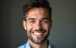 © Sophia - Man is smiling. Male portrait. High quality
