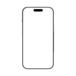 © ChunkyDude - Silver smartphone mockup template. No background. Empty screen. Only frames. png