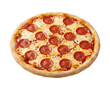 © PNG 3D  STOCK - Delicious pepperoni pizza with melted cheese on transparent background