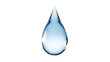 © Farvez - A single water droplet isolated on transparent background