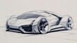 © Serhii - Innovative Car Engineering Sketch: Creative Automotive Design Development with Markers and Tools