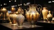 © Amintol - Ornate decorative vases on museum display