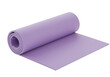 © GODSTOX - Rolled up light purple yoga mat isolated PNG, fitness equipment for exercise and stretching on transparent background