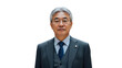 © Gra-fix PNG - Middle aged asian man in gray suit with blue tie and glasses isolated on a transparent background male