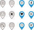 © Rehan - Collection of Map Pin Location and Navigation Icons