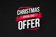 © Sadik Stock  - Christmas special sale offer banner design