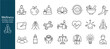 © The Icon Hub - Wellness editable stroke outline icons set