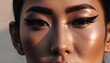 © Stanislava - Eyeliner Precision. Beautiful Asian Woman Portrait