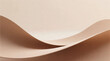 © Trias - Minimal abstract waves in warm beige and brown tones with smooth flowing layers.