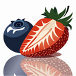 © songkran - Fresh Mixed Berries Collection on Clean Background