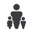 © MD - Family icon representing parents and children