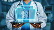 © Budi - Healthcare medical record doctor technology digital health data patient management system, showing electronic medical document interface for modern hospital, clinic, and healthcare information service