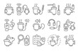 © Nataliia - Set of electric appliance repair icons for maintenance and troubleshooting