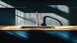 © tawat - Detailed view of kitchen sink with modern faucet stainless steel basin features contemporary single handle faucet