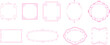 © mugichocolate - エレガントなフレームセット　ピンク
