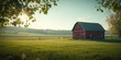 © AkuAku - Open countryside with farmland and scattered buildings in rural America, ideal for rural scene backdrops