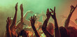 © master1305 - Crowd dancing together in vibrant club environment. Concept of social bonding, emotional release, shared rhythm, urban nightlife culture and Christmas celebration energy.