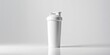 © TheWaterMeloonProjec - White shaker bottle with metallic mixing ball used for protein shakes, cleaning and maintenance, World Health Day