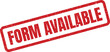 © Mahmud - Rectangular textured rubber stamp displaying a clear FORM AVAILABLE notification for user reference