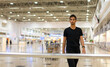 © Jasmin Merdan - Portrait of traveler inside airport. High quality photo