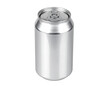 © Kaysa - A close-up shot of a sleek, silver, cylindrical aluminum beverage container