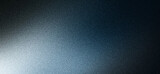 Blue gray gradient on dark grainy background, abstract noise texture banner, header poster cover backdrop design