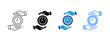 © Ifanicon - Save Time icon set multiple style collection
