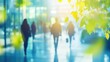 © Kelumlakmal - Corporate leaders integrating ESG principles for long-term business success, on blurred background