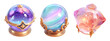© vectorizer88 - Enchanting Holiday Orbs Embodying Global Spirit and Festivity Symbols
