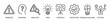© ragilicon - Solution banner icon problem, thinking, analysis, idea, strategy, execution, problem solving, success