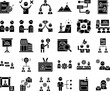 © Fahrul - Teamwork and Strategy Vector Glyph Icon Set