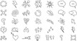 © Creative_Tess - Hand-drawn concept doodles expressive icons for thoughts, emotions, and actions in design