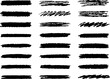 © komal - Chalk grunge brush vector set with charcoal pencil lines, scribble strokes, crayon smears, hand-drawn chalk textures, underlines, and dividers for vintage and artistic design.