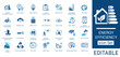 © Iconify - Energy Efficiency and Smart Home solid icon set. Featuring Smart Meter, Cost Saving, Insulation, and Net Zero. Solid vector icons for sustainable living, power consumption, and green technology.