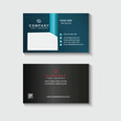 © overcome - Modern business cards editable templates.