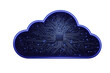 © PNG Kingdom  - Cloud computing data storage and network security with abstract circuit board technology on transparent background