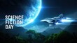 © Ashish - Celebrating science fiction day with futuristic spacecraft