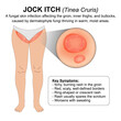 © KAMAKSI - Jock Itch (Tinea Cruris) Medical Skin Flashcard