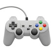 © vadosloginov - Vintage Game Controller Isolated Black Background