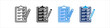 © Chimaul - Evaluation Icon Set Multiple Style Vector Collection