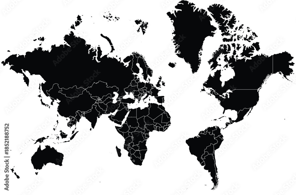 Sotuth Up Map Example South Up World Map, Upside Down Reversed World Map With Country ...